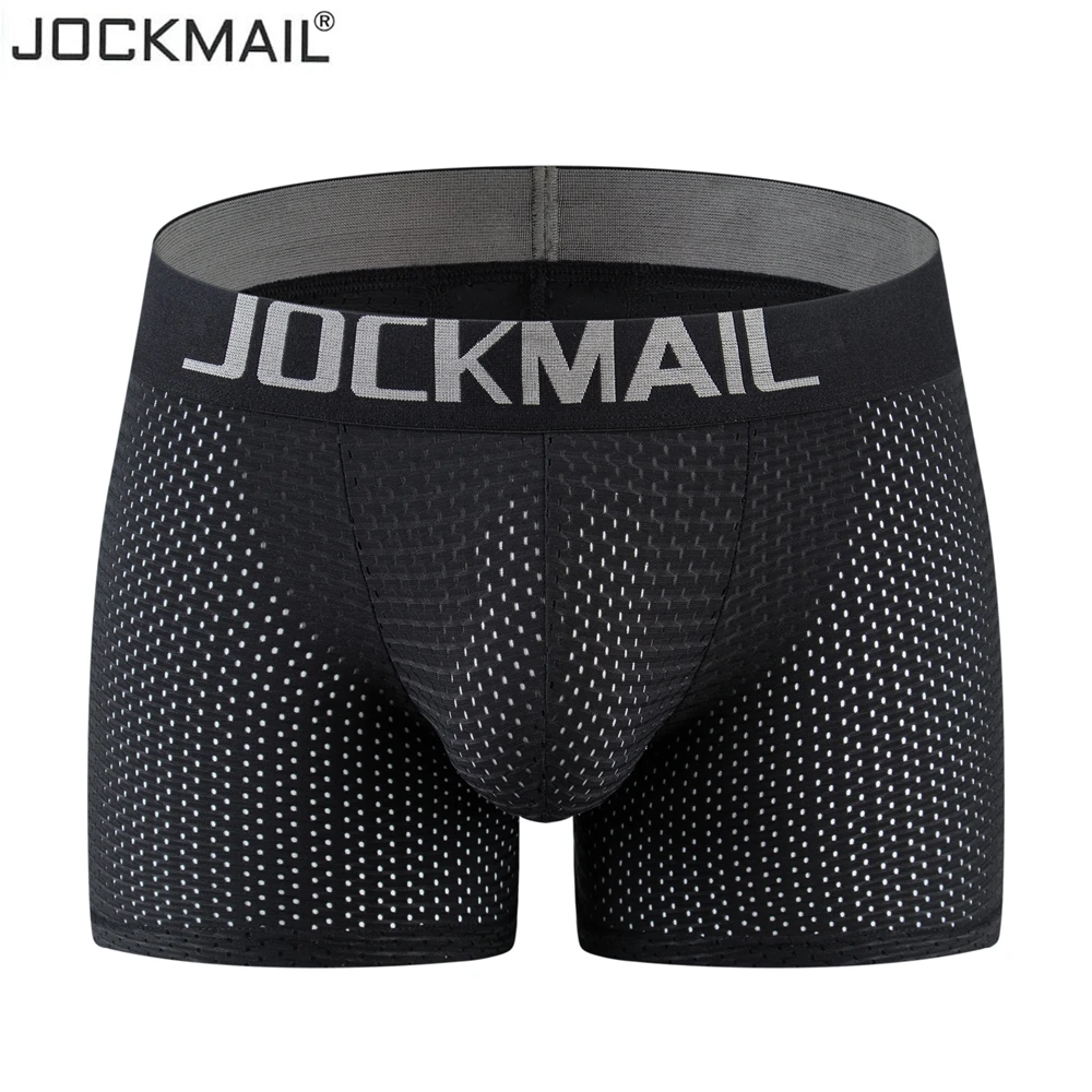 Трусы-боксеры JOCKMAIL мужские сетчатые эластичные с накладками на бедра нижнее