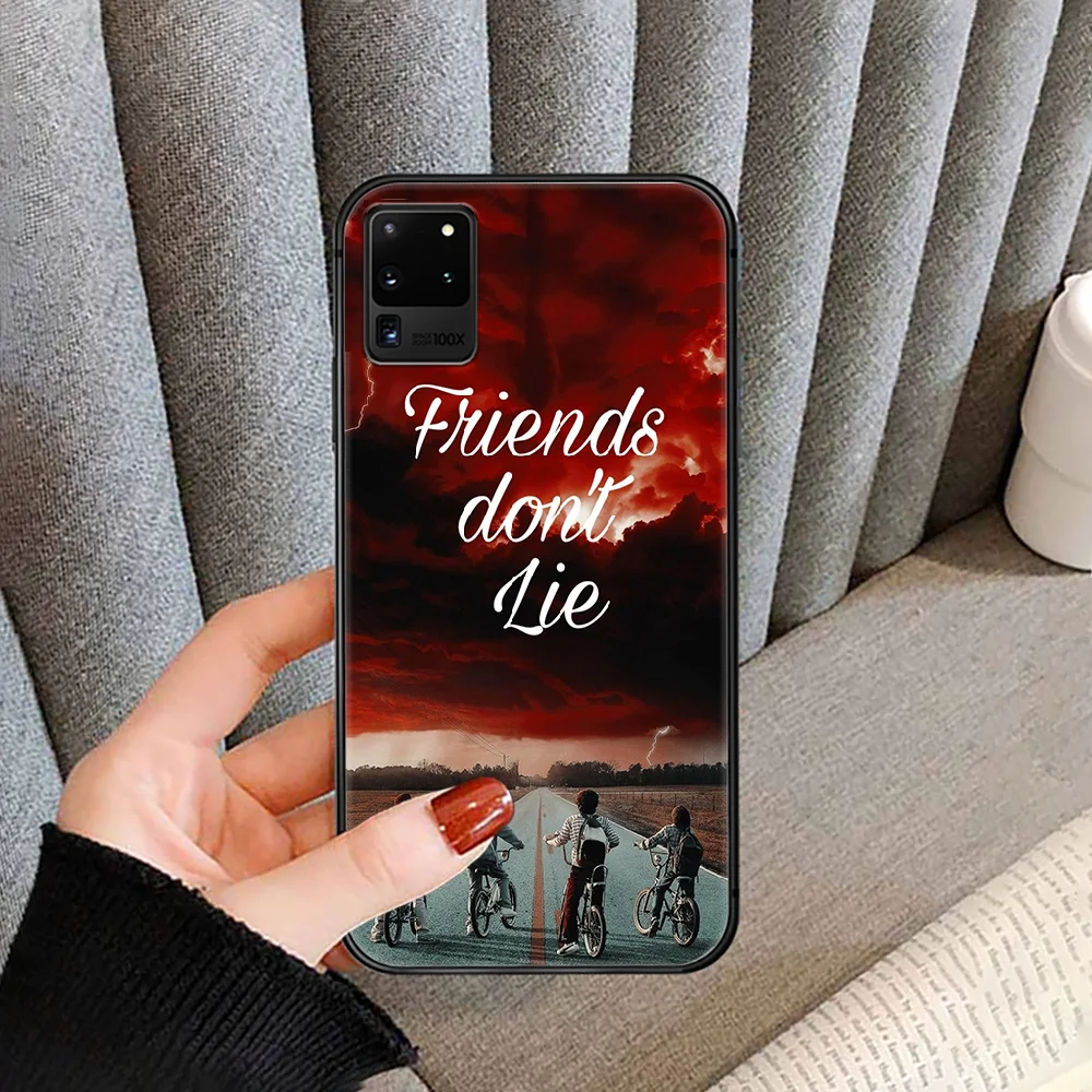 Stranger Things Phone case cover for For SamSung Galaxy S Note 7 8 9 10 20 Uitra Plus E Lite black black hoesjes tpu cover 
Stranger Things Phone case cover for For SamSung Galaxy S Note 7 8 9 10 20 Uitra Plus E Lite black black hoesjes tpu cover