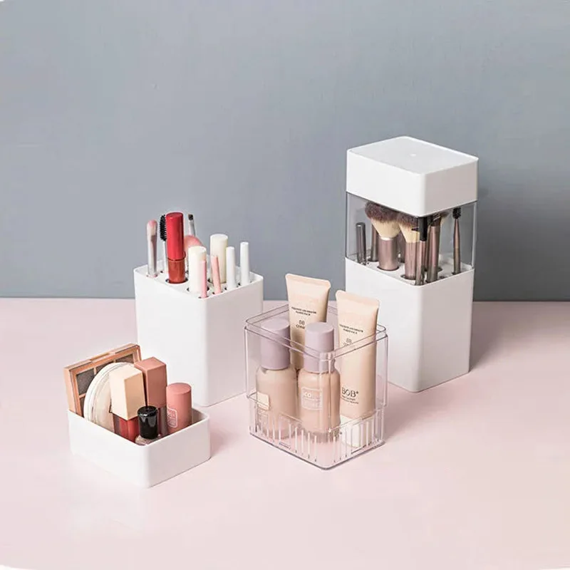 Dust Proof Cosmetic Brush Storage Box Make Up Lipstick Eyebrow Pencil Organizer Case White Pink Blue Portable Travel Storage Box
Dust Proof Cosmetic Brush Storage Box Make Up Lipstick Eyebrow Pencil Organizer Case White Pink Blue Portable Travel Storage Box