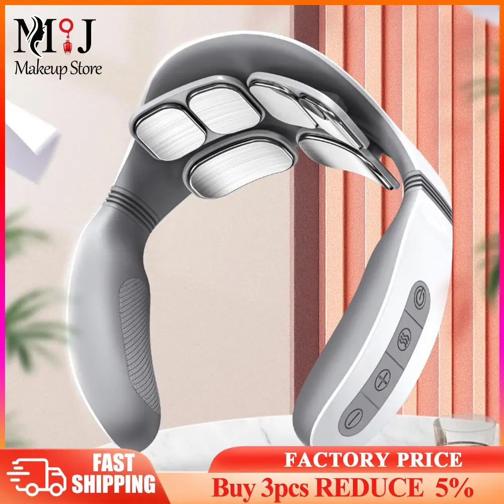 Cervical Neck Massager Remote Control Six-Head Eletric Muscle Stimulator Muscle Relaxation Relieve Pain , massageador
Cervical Neck Massager Remote Control Six-Head Eletric Muscle Stimulator Muscle Relaxation Relieve Pain , massageador