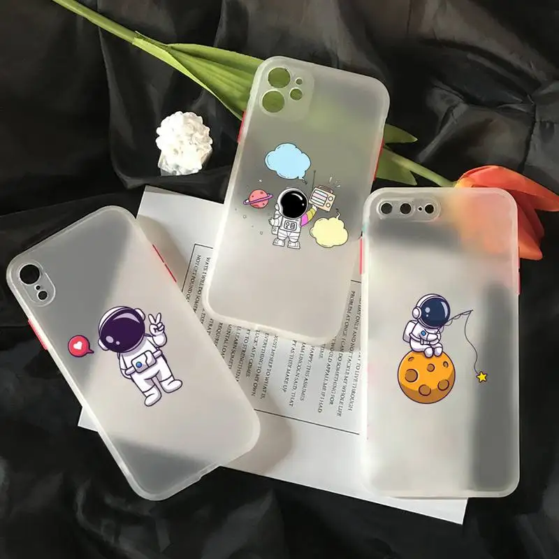 Astronaut cartoon space Phone Case matte transparent For iphone 7 8 11 12 plus mini x xs xr pro max cover
Astronaut cartoon space Phone Case matte transparent For iphone 7 8 11 12 plus mini x xs xr pro max cover