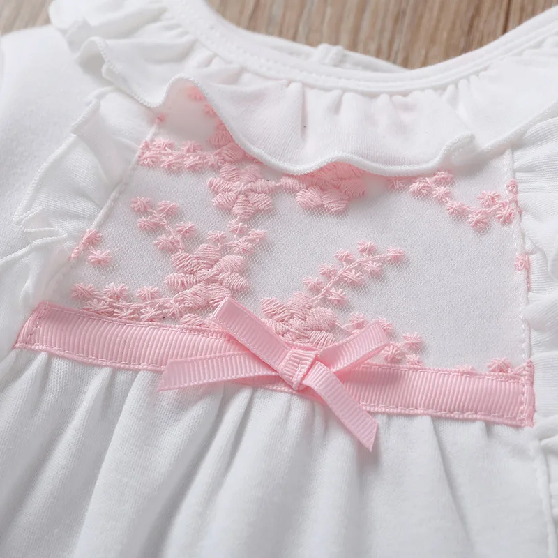 Autumn Infant Toddler Baby Girls Ruffle Design Long Sleeve Rompers Jumpsuit With Baby Solid Hat
Autumn Infant Toddler Baby Girls Ruffle Design Long Sleeve Rompers Jumpsuit With Baby Solid Hat