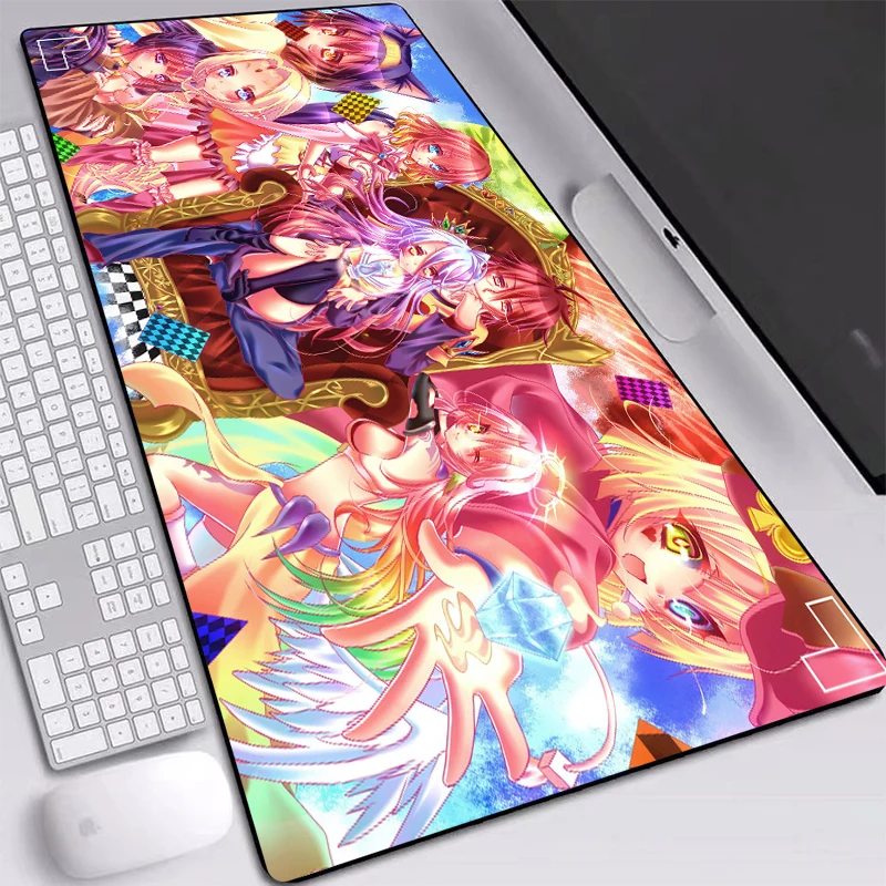 NO GAME NO LIFE Anime Gaming Mouse Pad Gamer Washable Keyboard Pads Desktop Mat Locked Edge Non-slip Durable Big Mouse-pad
NO GAME NO LIFE Anime Gaming Mouse Pad Gamer Washable Keyboard Pads Desktop Mat Locked Edge Non-slip Durable Big Mouse-pad