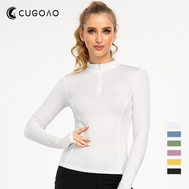 Женская спортивная одежда CUGOAO для фитнеса, бега, бесшовная женская спортивная рубашка с длинным рукавом, топ для йоги, Женские топы для трен... 
Женская спортивная одежда CUGOAO для фитнеса, бега, бесшовная женская спортивная рубашка с длинным рукавом, топ для йоги, Женские топы для трен...
