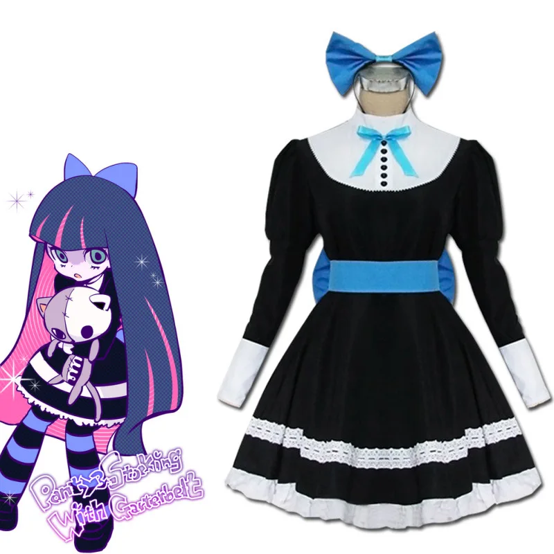 Anime Panty and Stocking with Garterbelt Stocking Anarchy Cosplay Costumes Maid Outfit Halloween Costumes for Women
Anime Panty and Stocking with Garterbelt Stocking Anarchy Cosplay Costumes Maid Outfit Halloween Costumes for Women