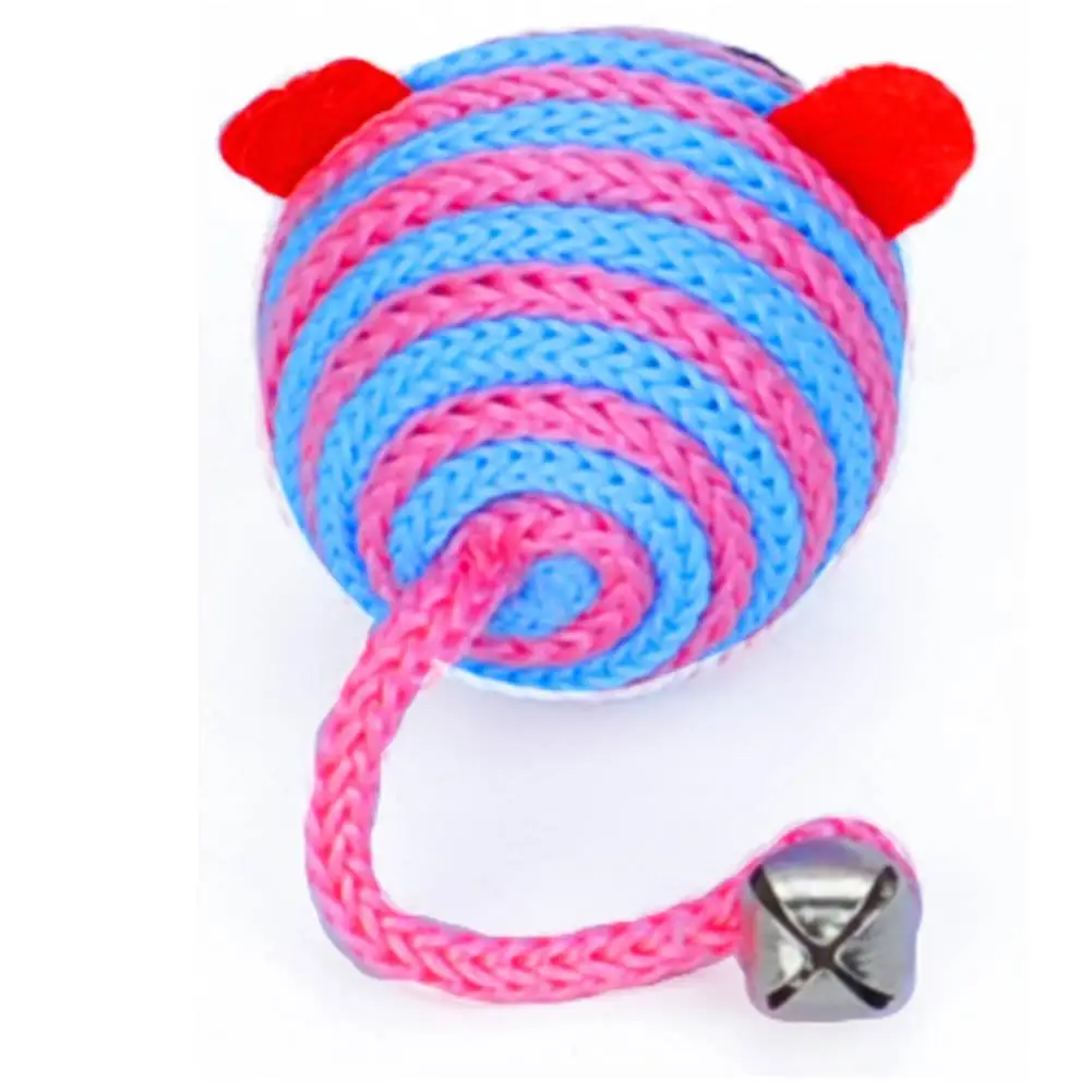 HOT SALES!!! Ball Toy Cartoon Stripe Pet Supplies Nylon Rope Round Ball Mouse Long Tail Toy for Cat
HOT SALES!!! Ball Toy Cartoon Stripe Pet Supplies Nylon Rope Round Ball Mouse Long Tail Toy for Cat