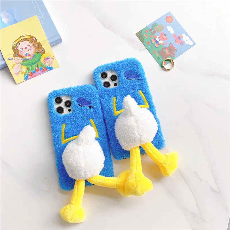 Cute 3D Long Legs Duck Plush Warm fluffy Phone Case For Samsung S21 Plus S20 Ultra S21FE S20FE S9 S8 S10 Plus 5G S10 Lite S7edge
Cute 3D Long Legs Duck Plush Warm fluffy Phone Case For Samsung S21 Plus S20 Ultra S21FE S20FE S9 S8 S10 Plus 5G S10 Lite S7edge