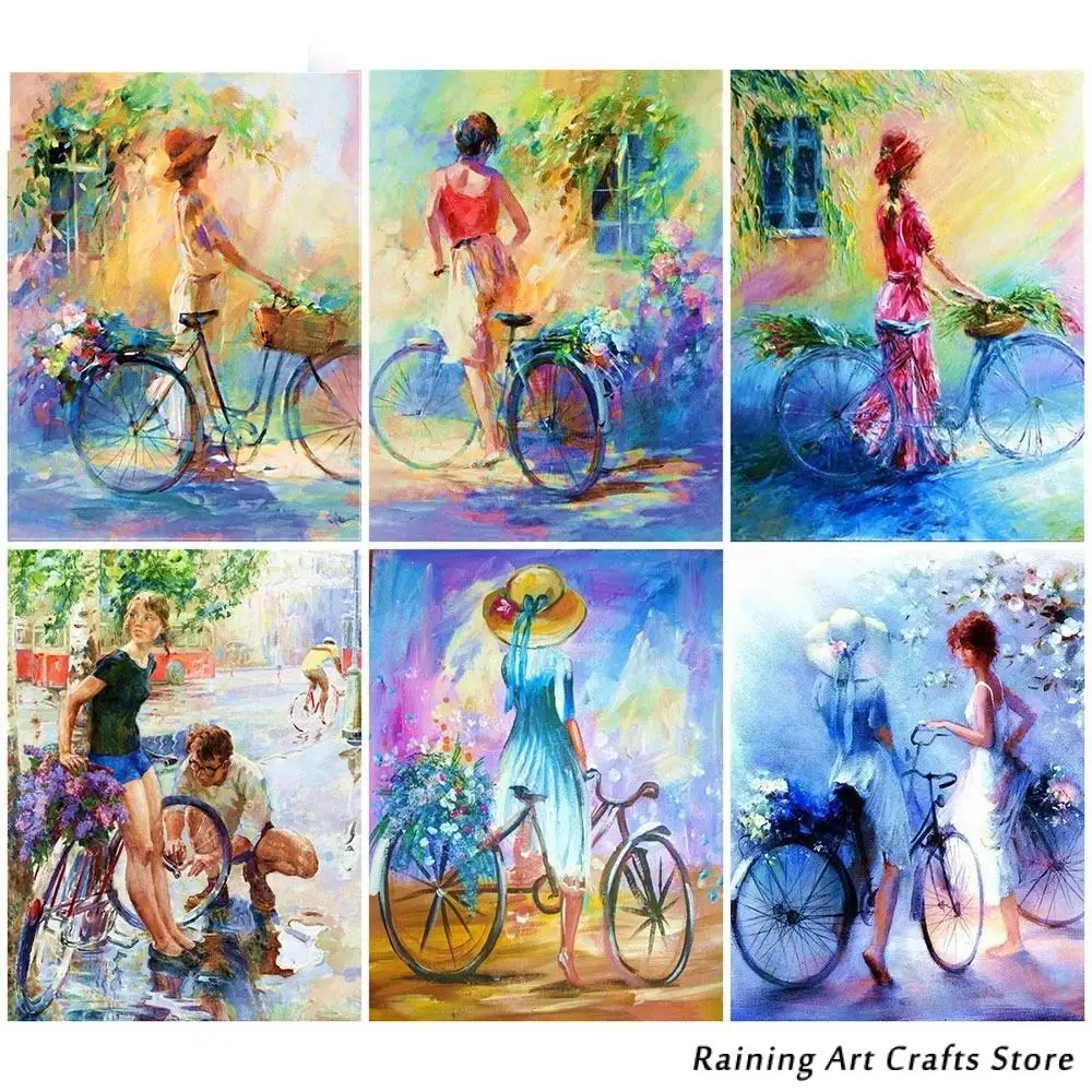 5D Diy Diamond Painting Girl Bike Full Drill Vintage Embroidery Cross Stitch Kits Landscape Mosaic Pictures Handmade Home Decor
5D Diy Diamond Painting Girl Bike Full Drill Vintage Embroidery Cross Stitch Kits Landscape Mosaic Pictures Handmade Home Decor