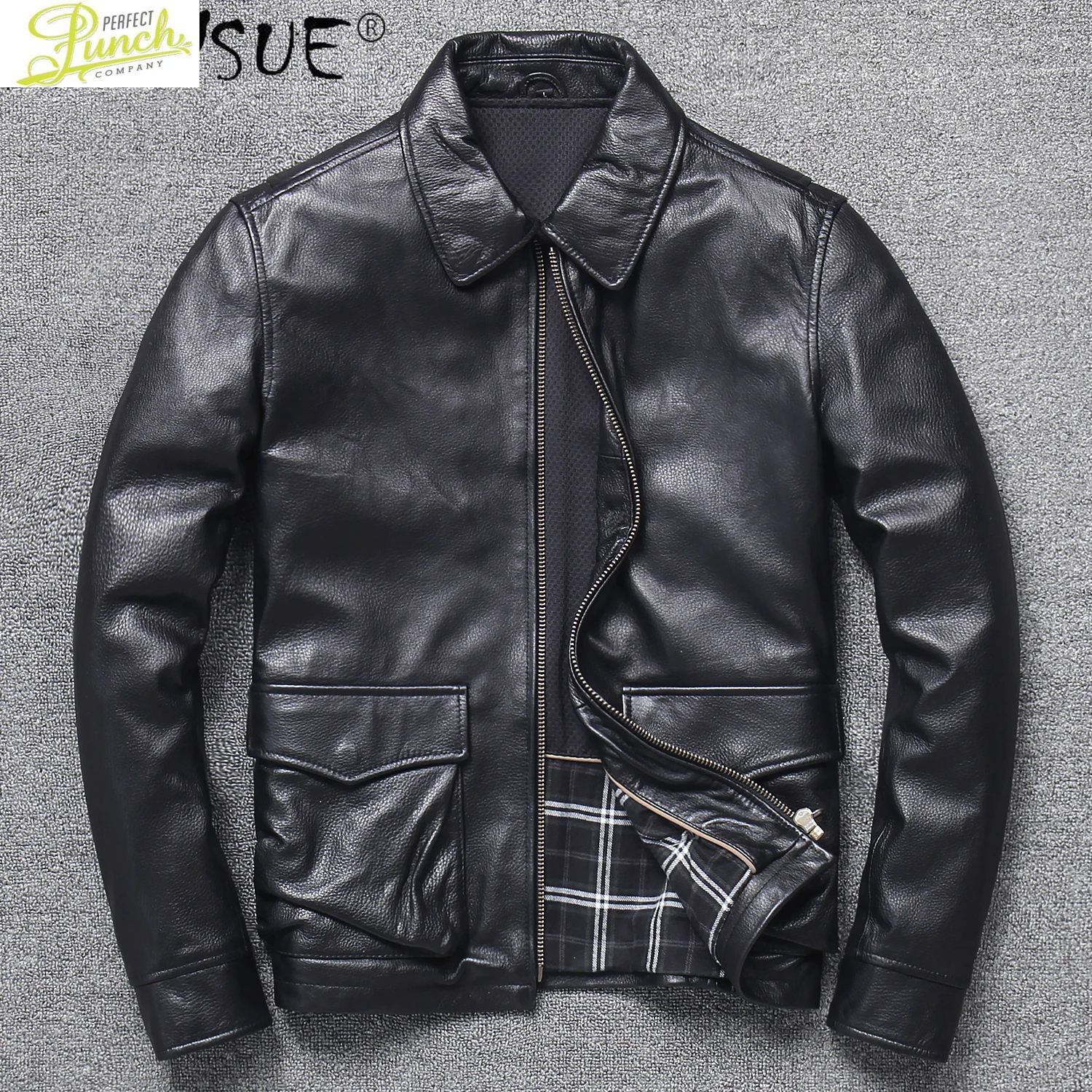 Genuine Men's Leather Jacket Men Clothing Sheepskin Leather Motorcycle Jackets Autumn Coat Short Clothes Ropa LXR722
Genuine Men's Leather Jacket Men Clothing Sheepskin Leather Motorcycle Jackets Autumn Coat Short Clothes Ropa LXR722
