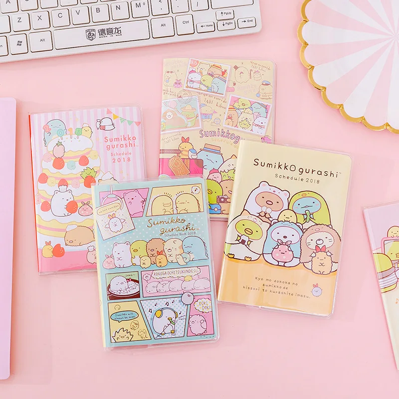 9 упак./лот Kawaii Сумико гураши девушка сердце Блокнот Дневник Книга Упражнение
