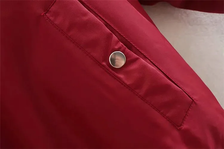 Womens Jackets and Coats Casual Fashion Stand Collar Stitching Short Bomber Jacket Autumn Winter Pockets Black Red Coat
Womens Jackets and Coats Casual Fashion Stand Collar Stitching Short Bomber Jacket Autumn Winter Pockets Black Red Coat