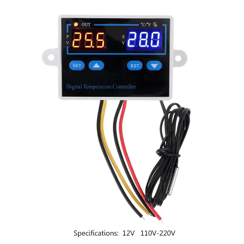 F2TB Digital Fahrenheit and Centigrade Thermostat 10A Output Temperature Controller
F2TB Digital Fahrenheit and Centigrade Thermostat 10A Output Temperature Controller
