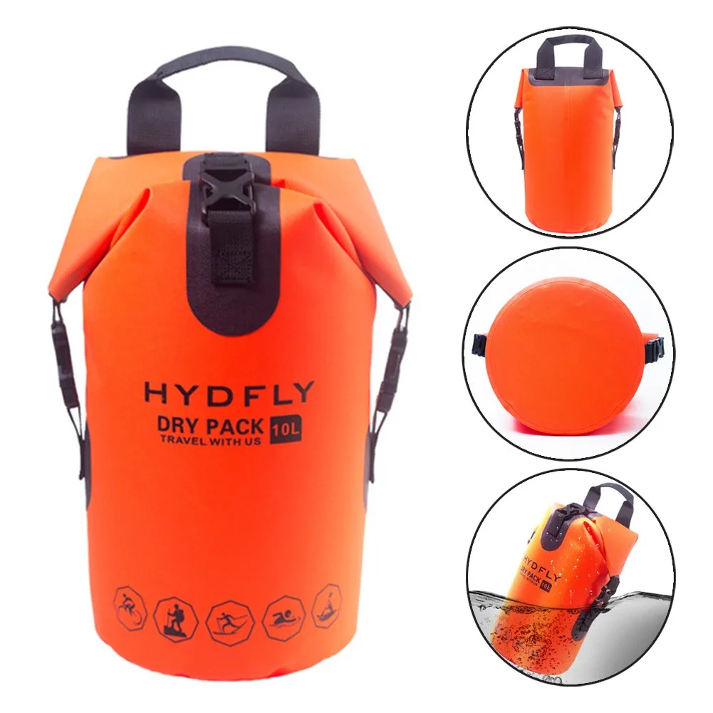 10L Dry Pack Roll Top Waterproof Shoulder Travel Bag Hiking Camping Fishing Safety Air TPU Orange Swimming Bag
10L Dry Pack Roll Top Waterproof Shoulder Travel Bag Hiking Camping Fishing Safety Air TPU Orange Swimming Bag