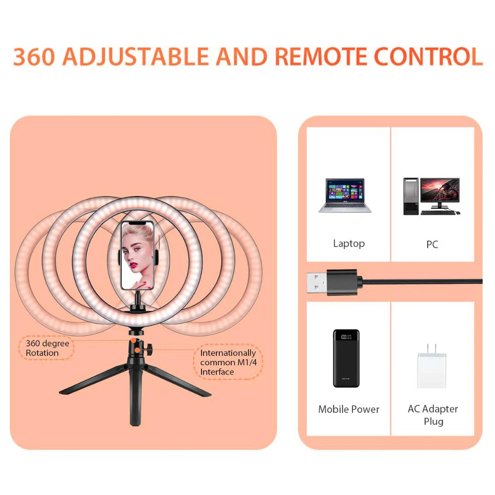 LED Light Ring Lamp Tripod Round Selfie ring light with Tripod for Mobile Phone tiktok youtube Photography Lamp Ringlights Hoop
LED Light Ring Lamp Tripod Round Selfie ring light with Tripod for Mobile Phone tiktok youtube Photography Lamp Ringlights Hoop
