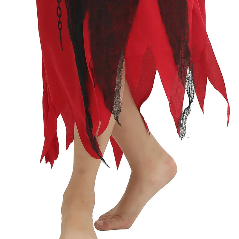 Girls Chain Demon Printed Dress Halloween Cosplay Costumes Kids Pretend Game Party Role Play Outfit Stage Show Make Up Clothes
Girls Chain Demon Printed Dress Halloween Cosplay Costumes Kids Pretend Game Party Role Play Outfit Stage Show Make Up Clothes