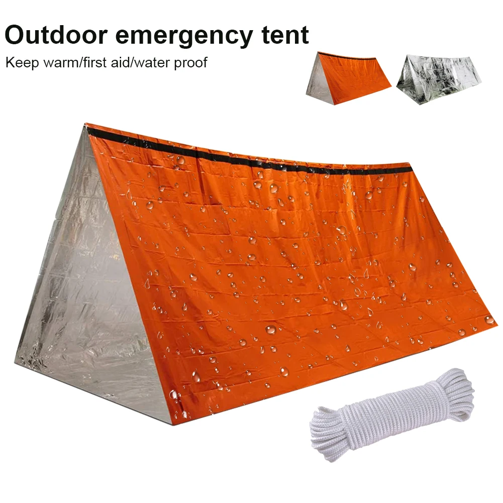 Large Size Waterproof Outdoor Military Survival Emergency Rescue Tent Space Foil Thermal Blanket First Aid 240x150x90cm
Large Size Waterproof Outdoor Military Survival Emergency Rescue Tent Space Foil Thermal Blanket First Aid 240x150x90cm