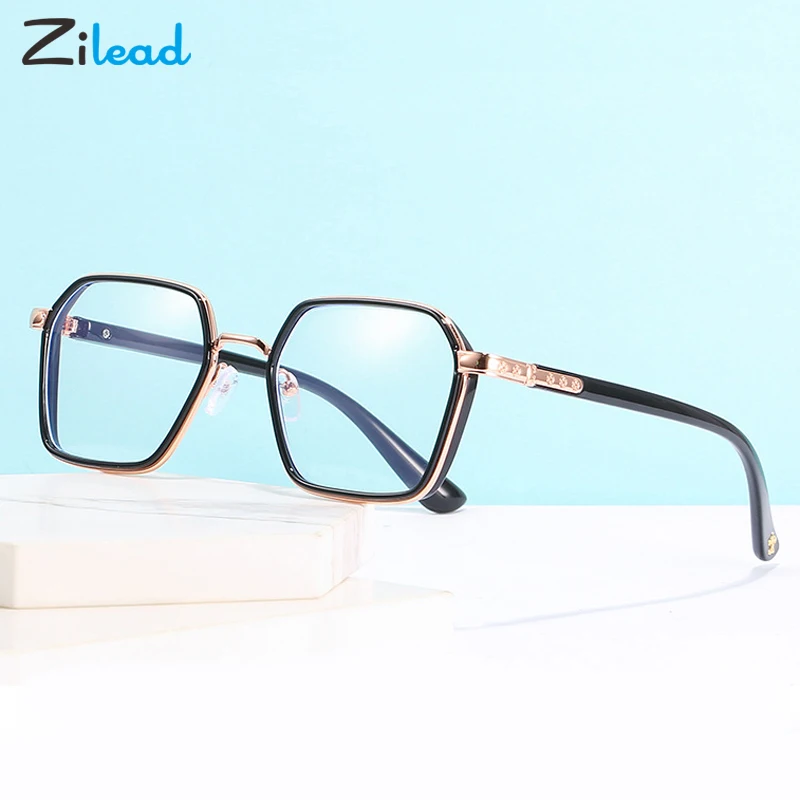 Zilead Polygon Frame Myopia Glasses Ultra-Light Eyewear Comfortable Fashion Anti Blue Ray Eyeglasses For Women Men -1.0-2.5-3.5
Zilead Polygon Frame Myopia Glasses Ultra-Light Eyewear Comfortable Fashion Anti Blue Ray Eyeglasses For Women Men -1.0-2.5-3.5