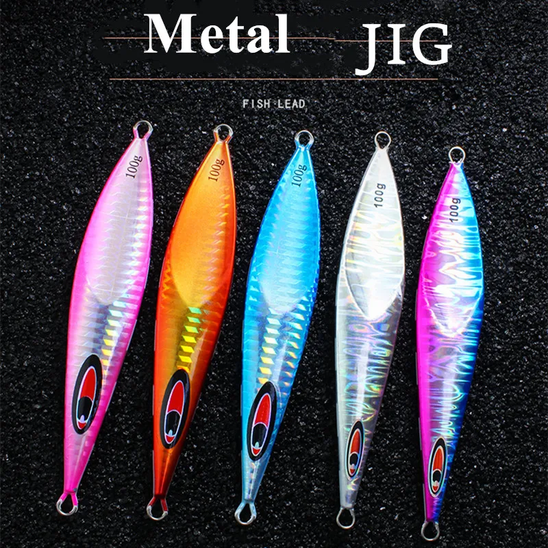 CASTFUN Metal jig Fishing Lure 60G 80G 100G 160G 210G Fishing Tackle Slow Jig Luminous Glow Zebra Big Lures
CASTFUN Metal jig Fishing Lure 60G 80G 100G 160G 210G Fishing Tackle Slow Jig Luminous Glow Zebra Big Lures