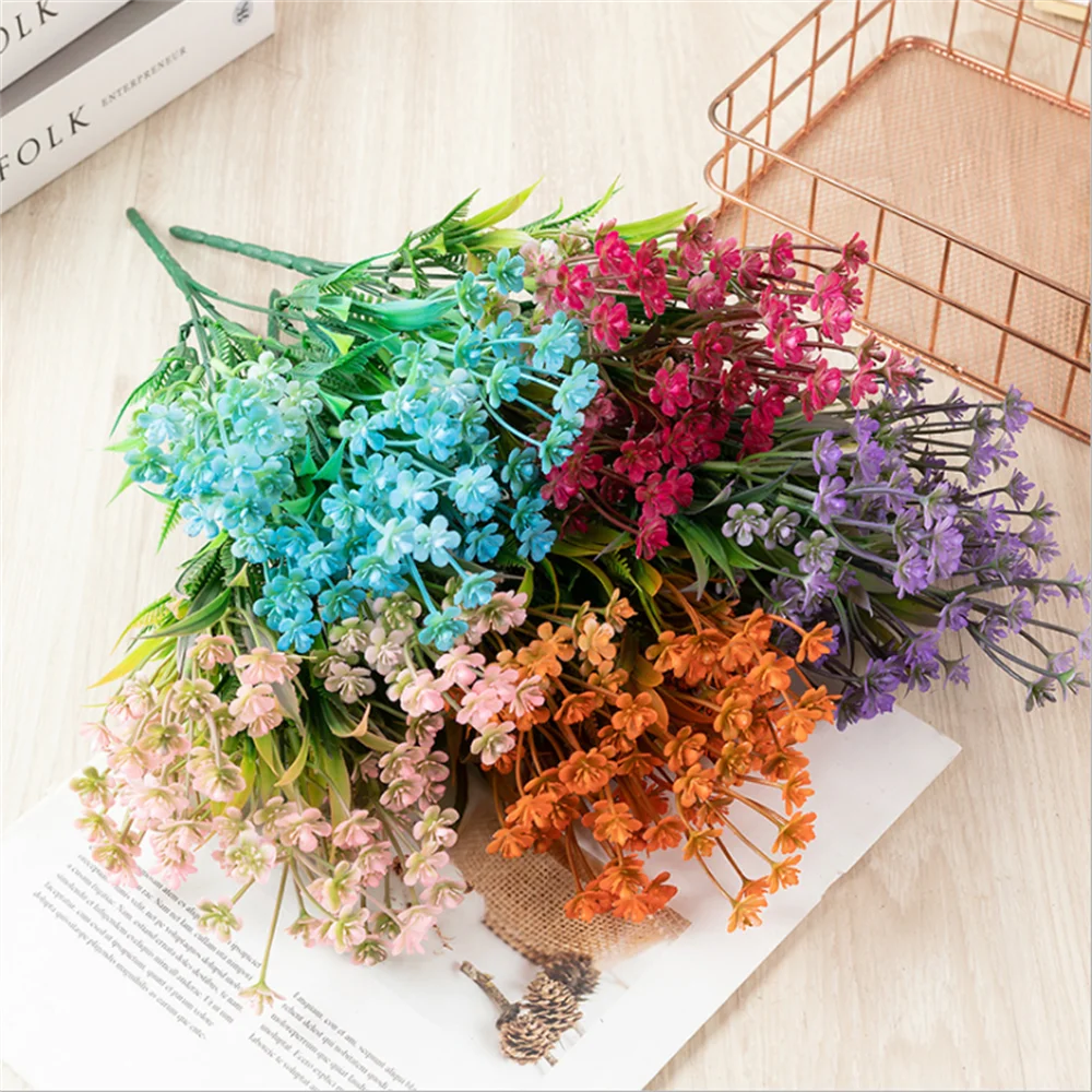1 Bunch of 5 Forks Artificial Blue Leaf Grass Flower Pot Gardening Decoration Wedding DIY Hotel Living Room Flower Arrangement
1 Bunch of 5 Forks Artificial Blue Leaf Grass Flower Pot Gardening Decoration Wedding DIY Hotel Living Room Flower Arrangement