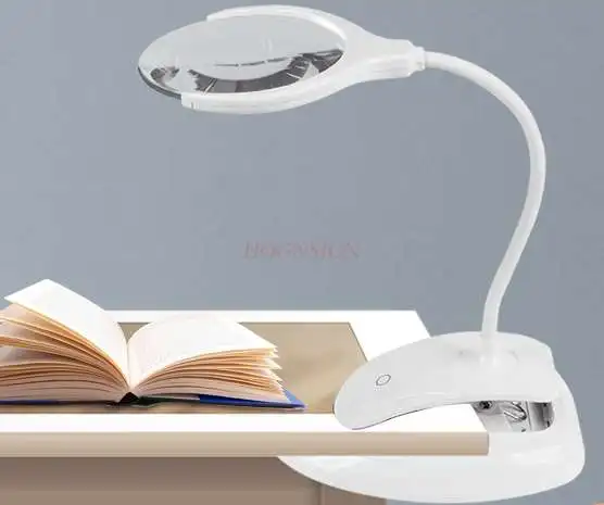 Clip desktop magnifier charging USB10 times with LED lights elderly year children student office reading Qing times maintenance
Clip desktop magnifier charging USB10 times with LED lights elderly year children student office reading Qing times maintenance