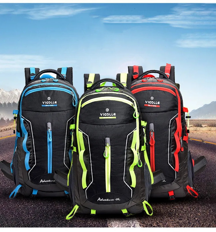60L large capacity waterproof outdoor hiking bag women's light leisure computer bag men's luggage backpack
60L large capacity waterproof outdoor hiking bag women's light leisure computer bag men's luggage backpack