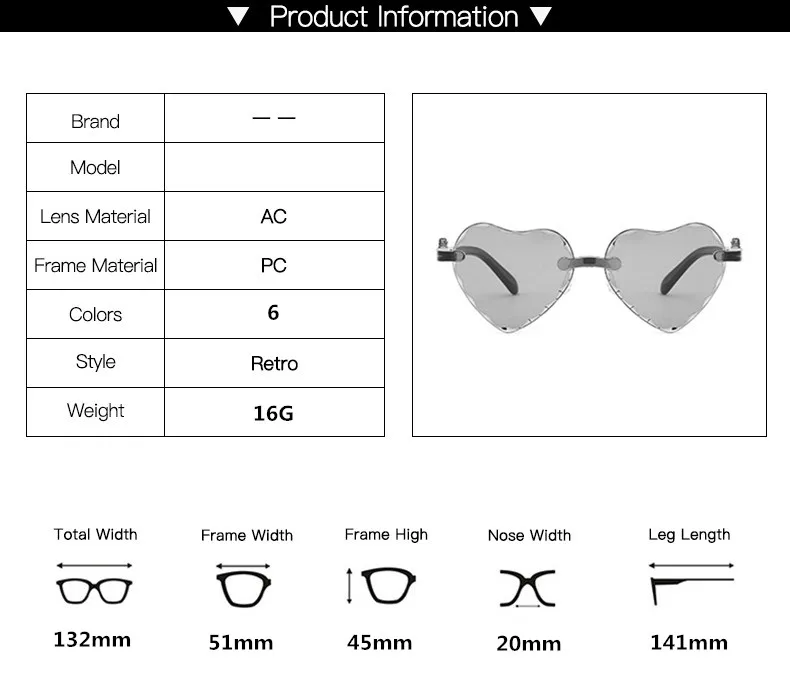 Fashion Rimless Children Sunglasses Love Heart Ocean Girls Boys Sunglasses Kids Gradient Baby Sun Glasses UV400 Oculos De Sol
Fashion Rimless Children Sunglasses Love Heart Ocean Girls Boys Sunglasses Kids Gradient Baby Sun Glasses UV400 Oculos De Sol