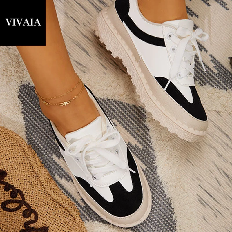 Daddy Women's Shoes 2021 VIVAIA New Spring Small White Sports Leisure Style Sweet Shoes Flats Comfy Sneakers
Daddy Women's Shoes 2021 VIVAIA New Spring Small White Sports Leisure Style Sweet Shoes Flats Comfy Sneakers