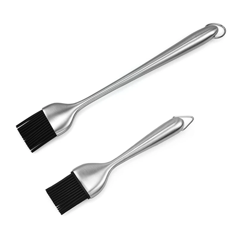 Portable Heat Resistant Barbecue Basting Brush Pastry Stainless Steel BBQ Outdoor Grill Gadget with Power of Steam DIY Accessori
Portable Heat Resistant Barbecue Basting Brush Pastry Stainless Steel BBQ Outdoor Grill Gadget with Power of Steam DIY Accessori