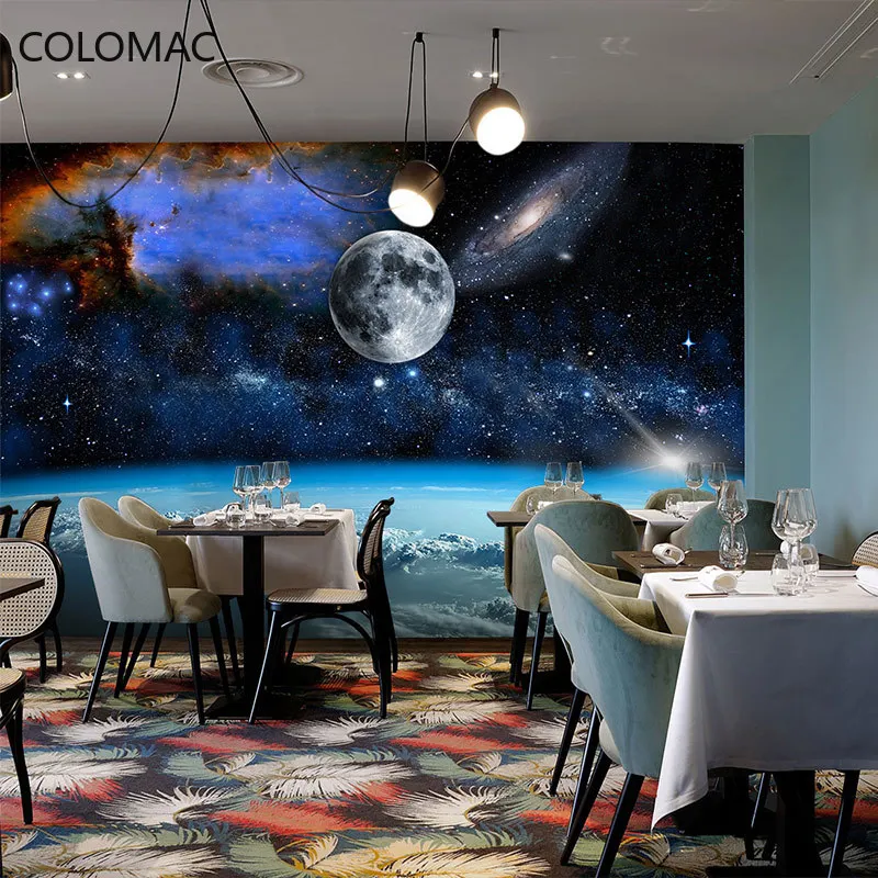 Colomac Custom 3D Universe Science Fiction Wallpaper Planet Moon Living Room Children's Room Mural Decor Bedroom Dropshipping
Colomac Custom 3D Universe Science Fiction Wallpaper Planet Moon Living Room Children's Room Mural Decor Bedroom Dropshipping