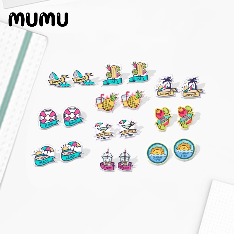 2021 New Hello Summer Stud Earring Vacation Time Epoxy Jewelry Resin Acrylic Earrings Handmade Gifts Girl
2021 New Hello Summer Stud Earring Vacation Time Epoxy Jewelry Resin Acrylic Earrings Handmade Gifts Girl