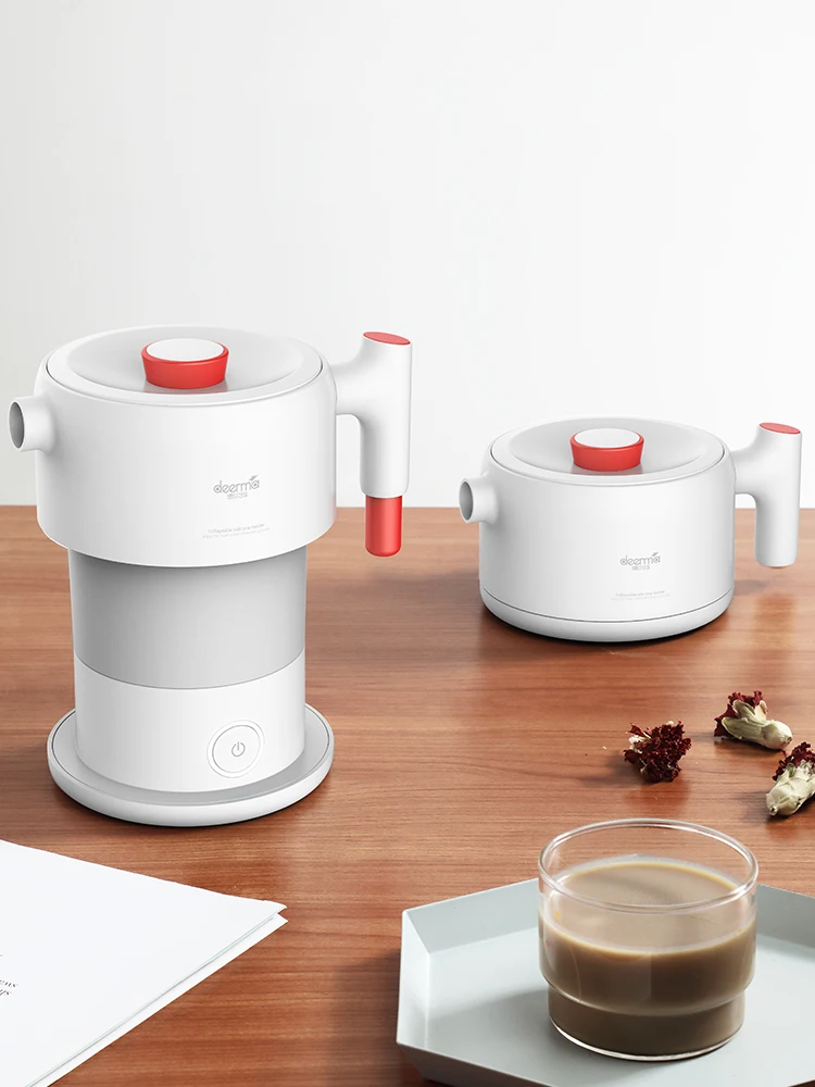 Xiaomi Mijia Deerma 0.6L портативная складная для воды чайник ручной Электрический колба