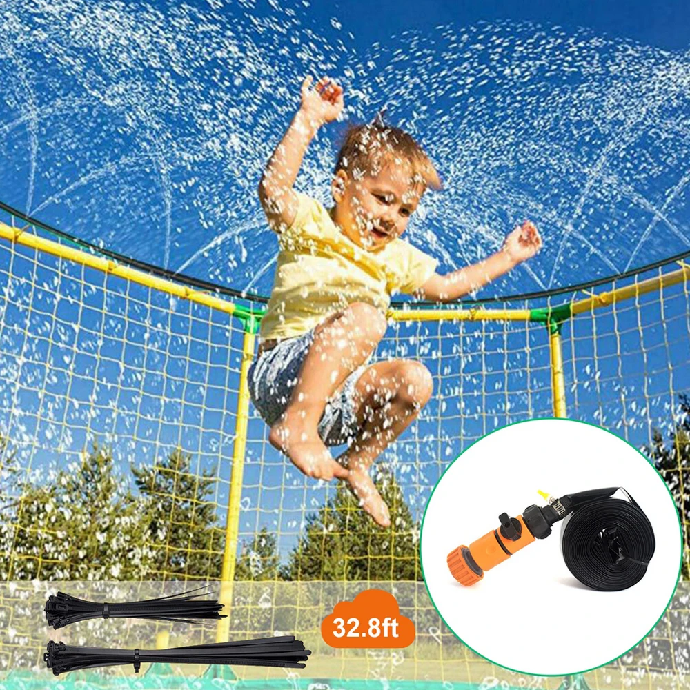 Trampoline Sprinkler Summer Water Sprinkler Outdoor Garden Water Games Toy Sprayer Backyard Water Park Accessories Fun for Kids
Trampoline Sprinkler Summer Water Sprinkler Outdoor Garden Water Games Toy Sprayer Backyard Water Park Accessories Fun for Kids