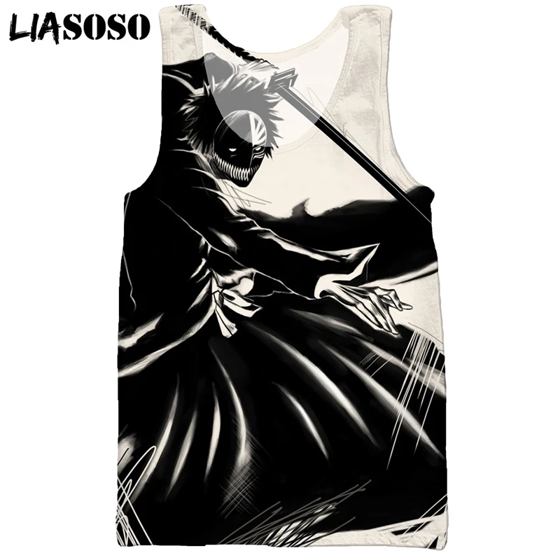 LIASOSO 3D Print Men's Anime Bleach Sleeveless Cool Hip Hop Summer Fashion Vest Casual Clothing Harajuku Streetwear Tank Tops
LIASOSO 3D Print Men's Anime Bleach Sleeveless Cool Hip Hop Summer Fashion Vest Casual Clothing Harajuku Streetwear Tank Tops