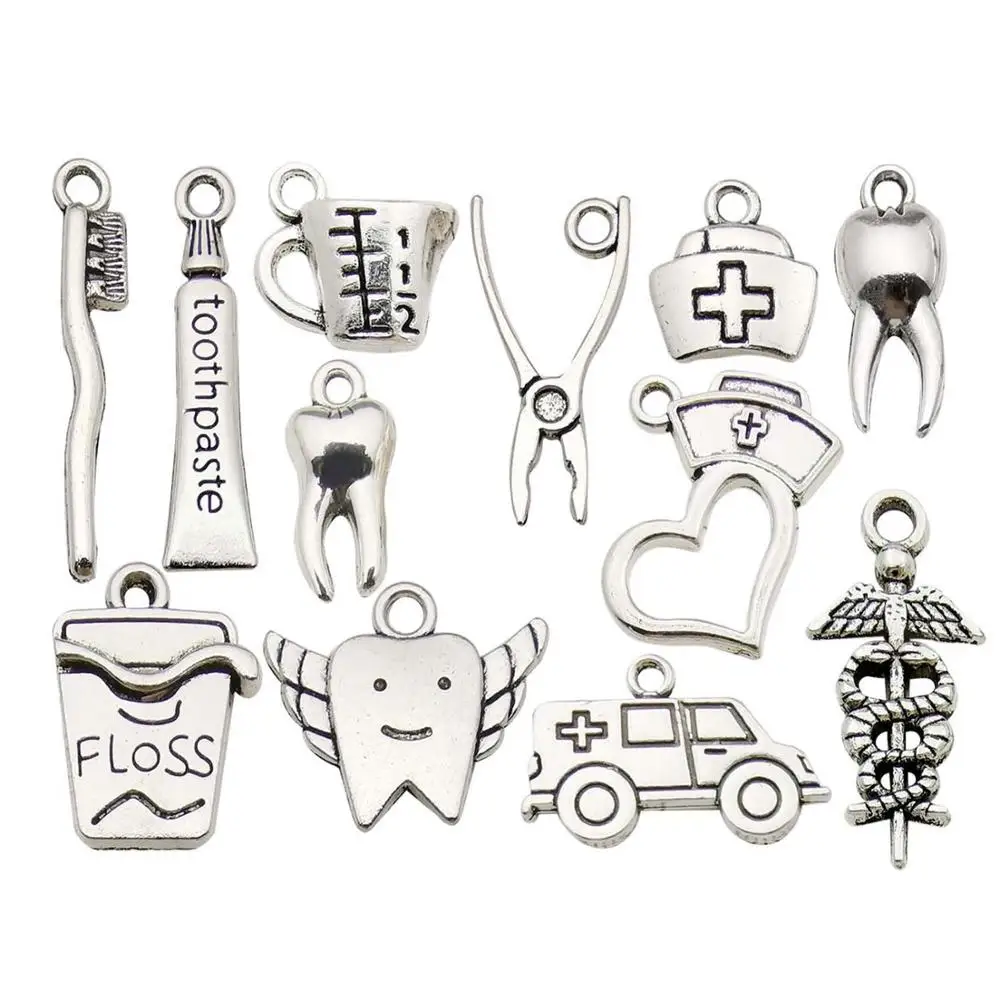 70pcs Healthy Tooth Teeth Charms Mixed Smooth Tibetan Silver Metal Charms Pendants DIY for Necklace Bracelet Jewelry Making
70pcs Healthy Tooth Teeth Charms Mixed Smooth Tibetan Silver Metal Charms Pendants DIY for Necklace Bracelet Jewelry Making