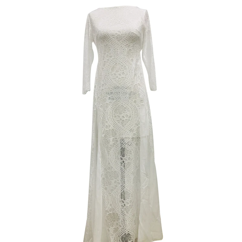 NEW Women Backless Lace Dress Fashion Long Sleeve See-through Dress for Party Ball Woman Dress Elegant Evening Long Dresses
NEW Women Backless Lace Dress Fashion Long Sleeve See-through Dress for Party Ball Woman Dress Elegant Evening Long Dresses