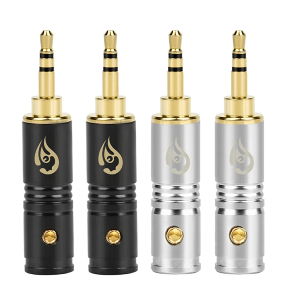 Earphone Plug Stereo 2.5mm 3 Poles Gold Plating Copper 6.0mm Wire Hole Audio Jack Splice Adapter Headphone Solder Line Connector
Earphone Plug Stereo 2.5mm 3 Poles Gold Plating Copper 6.0mm Wire Hole Audio Jack Splice Adapter Headphone Solder Line Connector