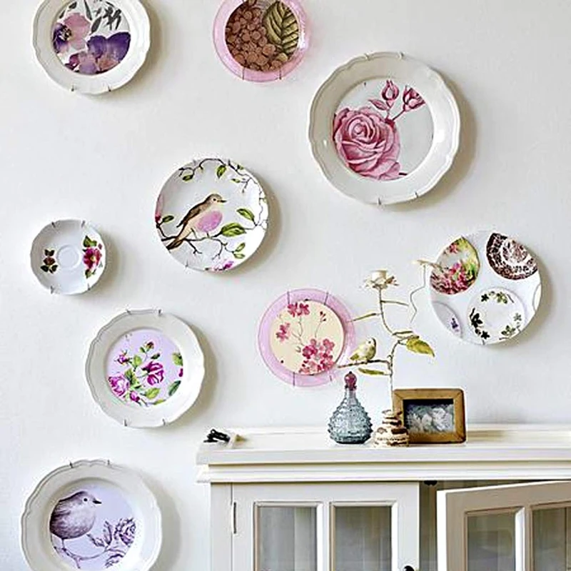 10 Pack Plate Hangers, 6 Inch Wall Plate Hangers and 10 Pack Wall Hooks, Compatible 5 To 7 Inch Decorative Plates, Antique China
10 Pack Plate Hangers, 6 Inch Wall Plate Hangers and 10 Pack Wall Hooks, Compatible 5 To 7 Inch Decorative Plates, Antique China