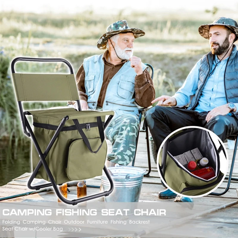 Multifunctional Folding Chair Outdoor Camping Portable Backrest Ice Pack Chair Barbecue Heat Preservation Bag Fishing Stools
Multifunctional Folding Chair Outdoor Camping Portable Backrest Ice Pack Chair Barbecue Heat Preservation Bag Fishing Stools