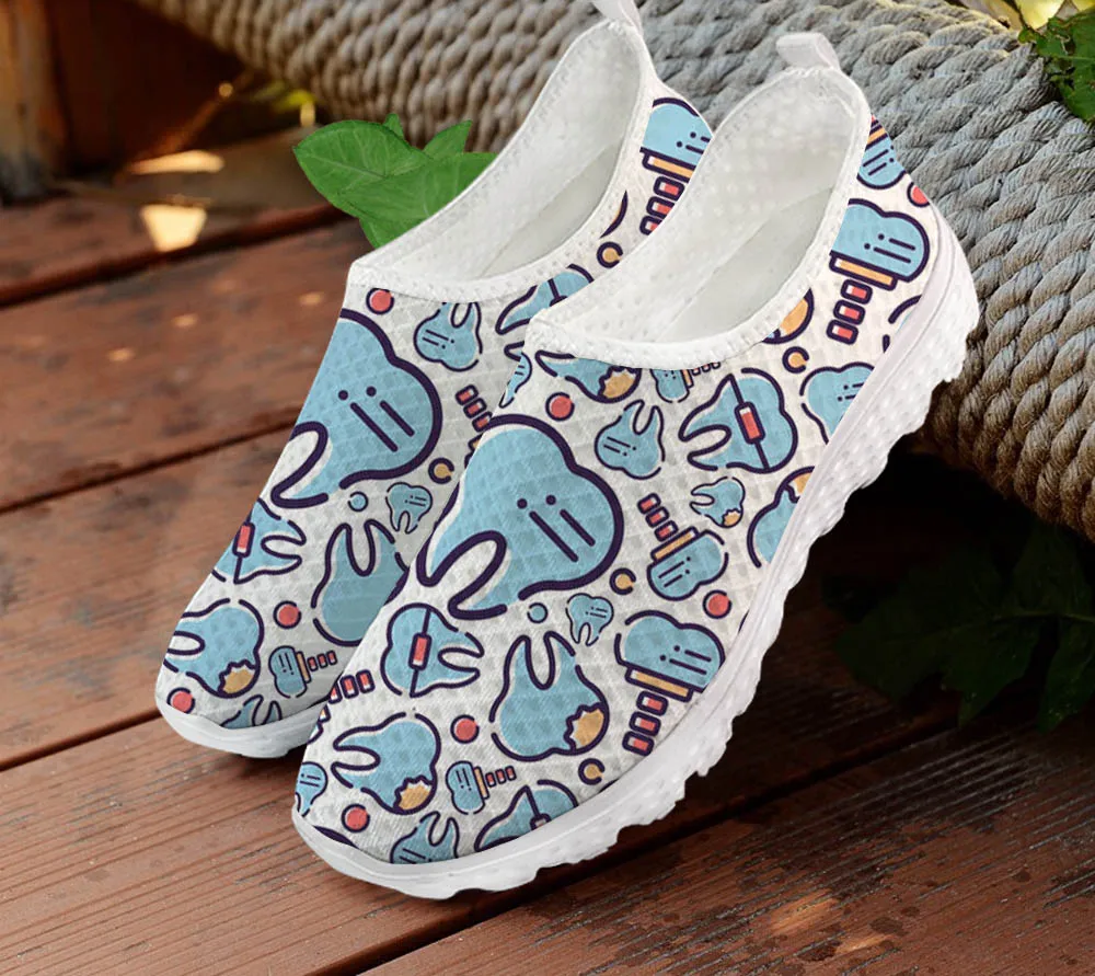 INSTANTARTS Fashion Lady Mesh Flat Shoe Cute Tooth Pattern Casual Air Sneaker Women Lightweight Slip on Loafers Footwear Zapatos
INSTANTARTS Fashion Lady Mesh Flat Shoe Cute Tooth Pattern Casual Air Sneaker Women Lightweight Slip on Loafers Footwear Zapatos
