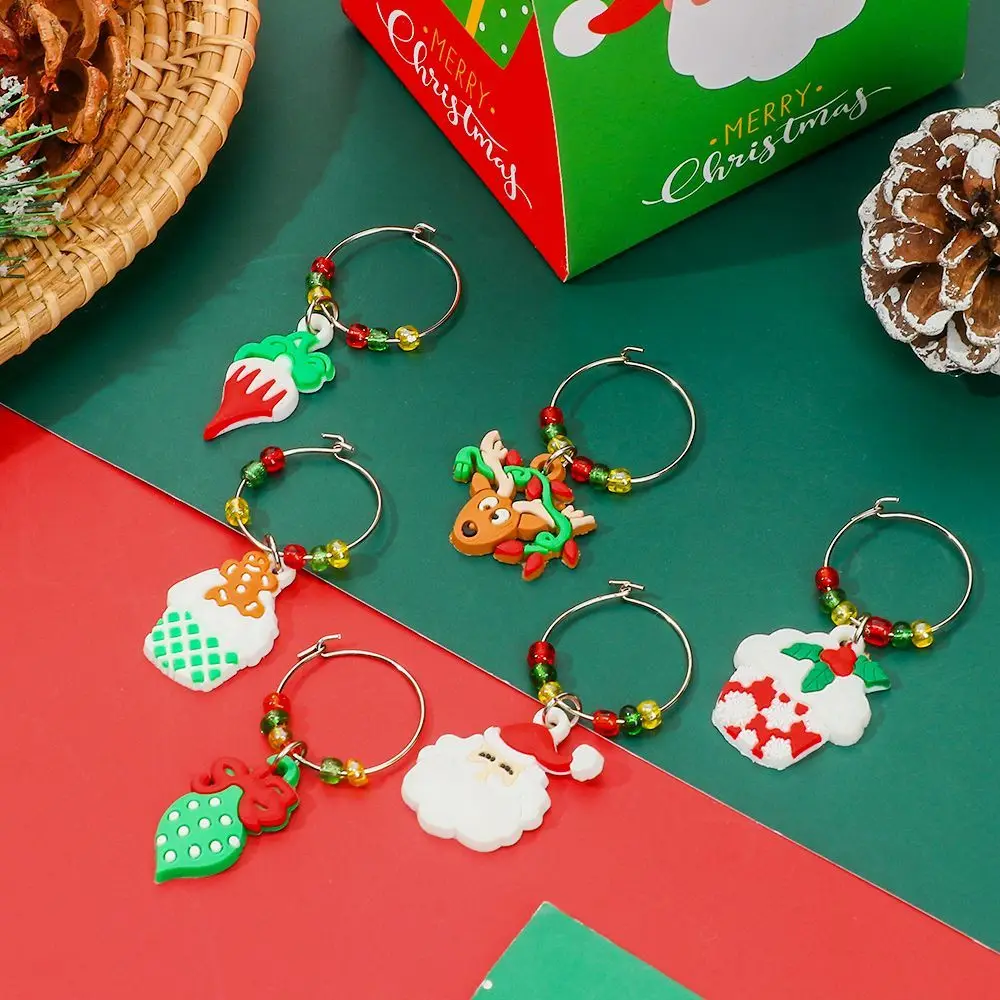 Snowman Santa Claus Elk Xmas Pendants Christmas Cup Decoration Rings Wine Glass Pendants Christmas Cup Ring Table Decor
Snowman Santa Claus Elk Xmas Pendants Christmas Cup Decoration Rings Wine Glass Pendants Christmas Cup Ring Table Decor