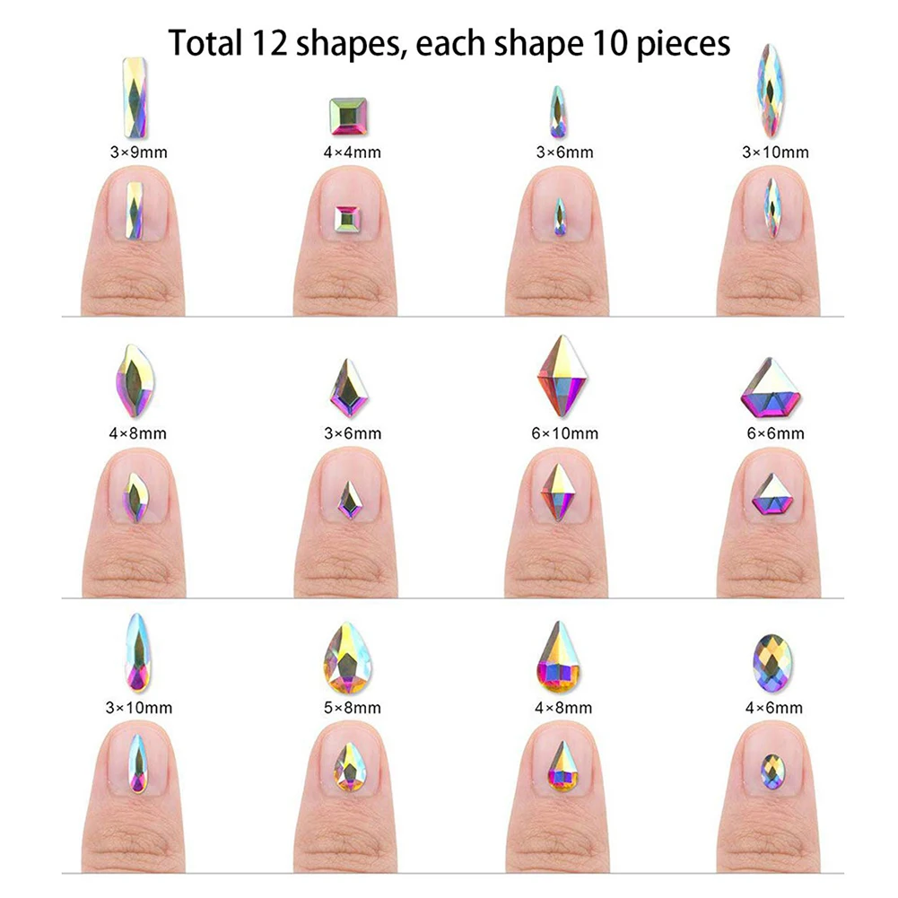 Multi Shapes Faux Crystals Rhinestones Nail Art Decorations with Tweezers Pen Nail Art Decor Sparkling Multi Shape Nail
Multi Shapes Faux Crystals Rhinestones Nail Art Decorations with Tweezers Pen Nail Art Decor Sparkling Multi Shape Nail