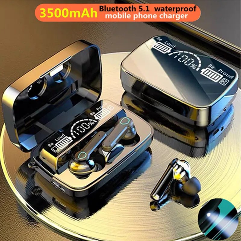 TWS Bluetooth 5.1 Earphones 3500mAh Charging Box Wireless Headphone 9D Stereo Sports Waterproof Earbuds Headsets With Microphone
TWS Bluetooth 5.1 Earphones 3500mAh Charging Box Wireless Headphone 9D Stereo Sports Waterproof Earbuds Headsets With Microphone
