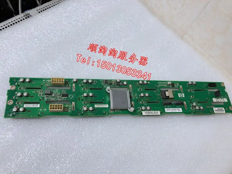 For HP DL180G6 12-position SAS SATA hard disk backplane 507304-001 587327-001 
For HP DL180G6 12-position SAS SATA hard disk backplane 507304-001 587327-001
