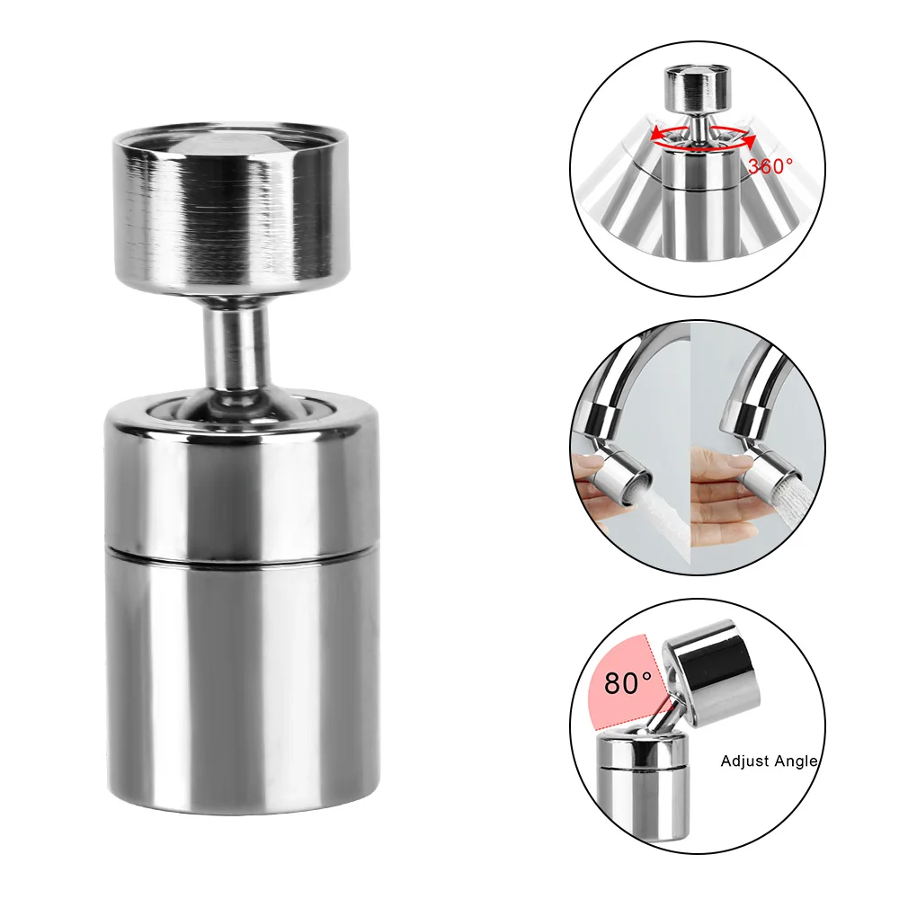 Rotatable Faucet Splash-proof Water-saving Rotating Tap Foamer Aerators Kitchen Accessories 360 Degree
Rotatable Faucet Splash-proof Water-saving Rotating Tap Foamer Aerators Kitchen Accessories 360 Degree