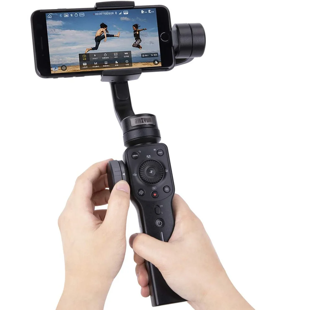 3-Axis Handheld Gimbal Stabilizer Smart phone Gimbal Support Auto Tracking For Phone Action Camera Video Record Vlog Live
3-Axis Handheld Gimbal Stabilizer Smart phone Gimbal Support Auto Tracking For Phone Action Camera Video Record Vlog Live