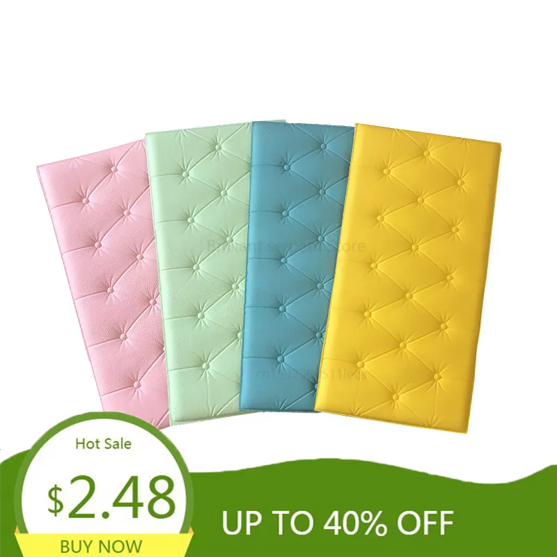 Waterproof 3D Wall Stickers Self-adhesive PE Foam Wallpaper Wallstickers Anti-collision Tatami Wall Pad for Kids Bedroom Decor
Waterproof 3D Wall Stickers Self-adhesive PE Foam Wallpaper Wallstickers Anti-collision Tatami Wall Pad for Kids Bedroom Decor