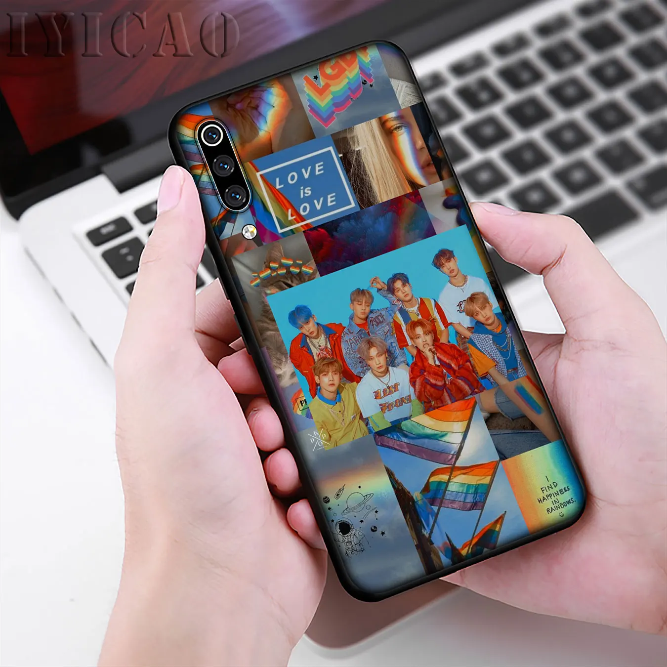 KPOP ATEEZ LOGO Soft Phone Case for Xiaomi Mi 10 9 9T A3 Pro 8 SE A2 Lite A1 CC9 CC9E 6 pocophone f1 Mi10 | Мобильные телефоны и