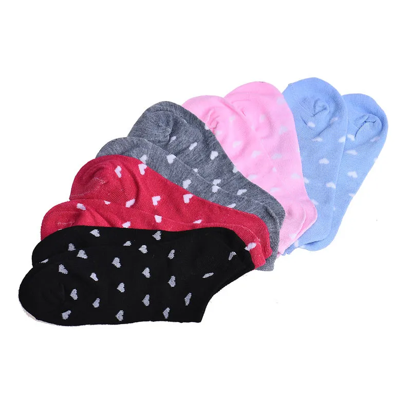 10pcs/5pair Women Socks Heart Dot Solid Cute Socks Short Woman Socks Slippers Cotton Blends Low Cut Ankle Boat Socks Summer Lot
10pcs/5pair Women Socks Heart Dot Solid Cute Socks Short Woman Socks Slippers Cotton Blends Low Cut Ankle Boat Socks Summer Lot