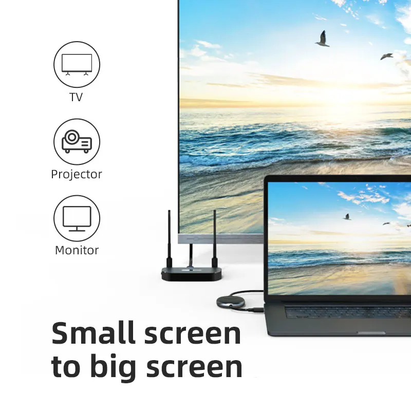 Беспроводной видеопередатчик Unnlink приемник-удлинитель 4K HDMI адаптер дисплея ключ