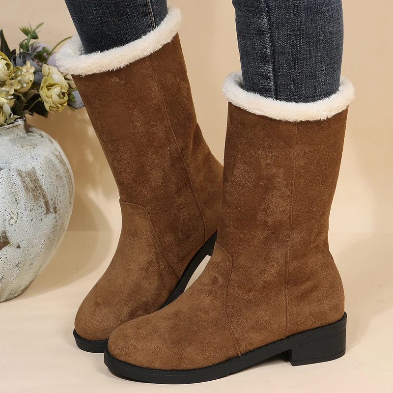 Platform Boots Women 2021 Solid Wool Warm Non-slip Ankle Boots for Women Shoes Winter Snow Boots Casual Shoes Women Botas
Platform Boots Women 2021 Solid Wool Warm Non-slip Ankle Boots for Women Shoes Winter Snow Boots Casual Shoes Women Botas